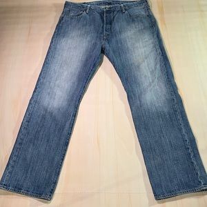 Mens Levi 501 Jeans 36x30 Light Denim